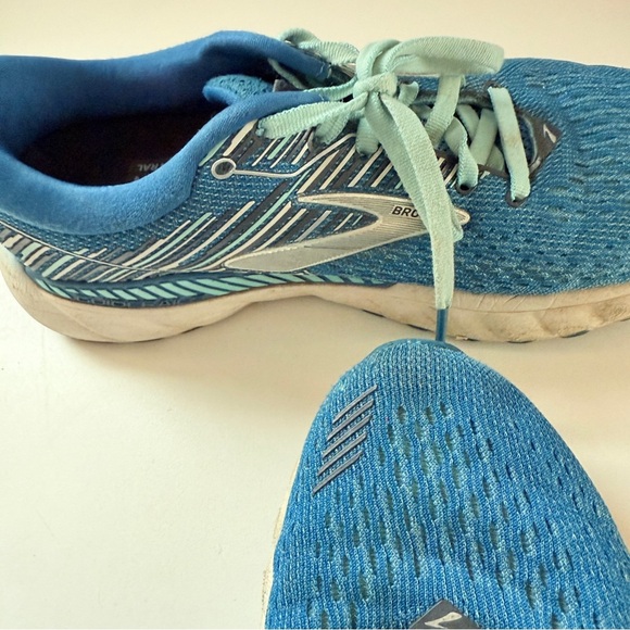 Brooks Ghost 12 Blue Running Shoes Women’s Size 8 - Picture 6 of 7